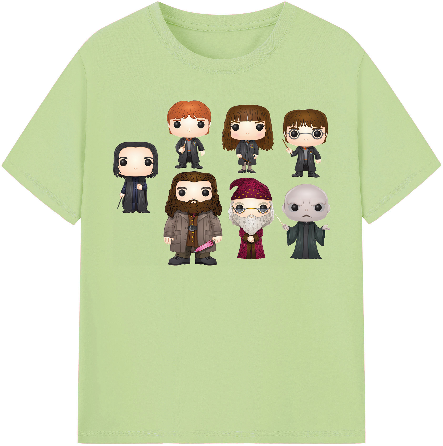 （画像用） Harry Potter ハリー・ポッターシリーズ 綿100％半袖Tシャツ（フロントプリント）
